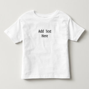 Pour Les Tous Petits Personnalisez ce T-shirt avec votre propre Texte !