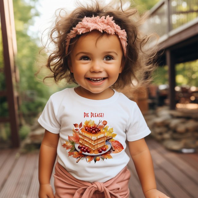 Pour Les Tous Petits Pie S'Il Vous Plaît ! - Jolie T-shirt Thanksgiving (Créateur téléchargé)
