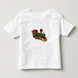 POUR LES TOUS PETITS RETRO TOY TRAIN T-SHIRT