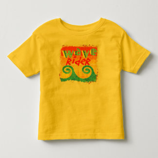 Pour Les Tous Petits Surfer d'été Enfants T-shirt jaune