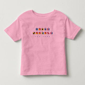 Pour Les Tous Petits Surveillance de point, T-shirt d'enfant de NY