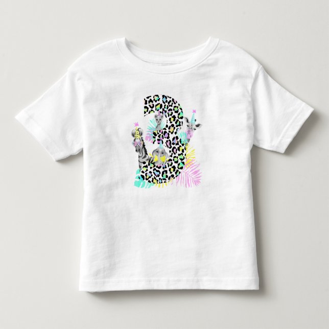 Pour Les Tous Petits T-shirt 3e anniversaire sauvage (Devant)