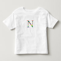 T-shirt avec la lettre N