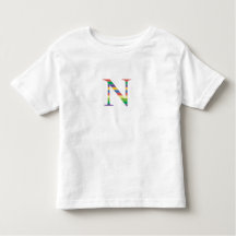 T-shirt avec la lettre N