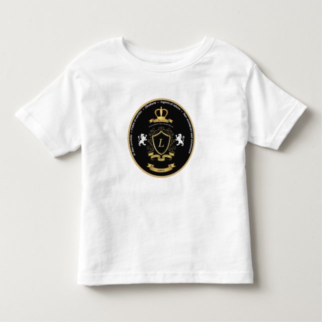 Pour Les Tous Petits T-shirt bébé Lewis Crest (Devant)