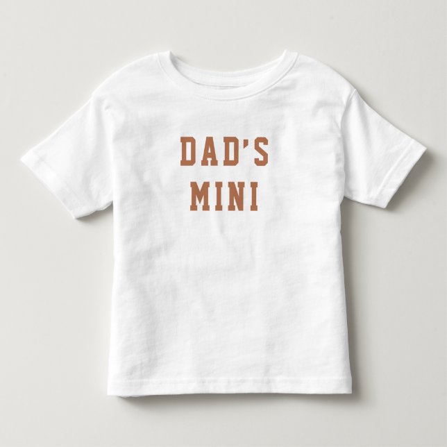 Pour Les Tous Petits T-shirt bébé "Papa’s Mini" (Devant)