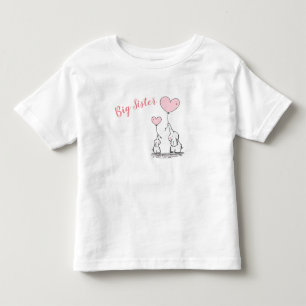 Pour Les Tous Petits T-shirt Big Sister Toddler