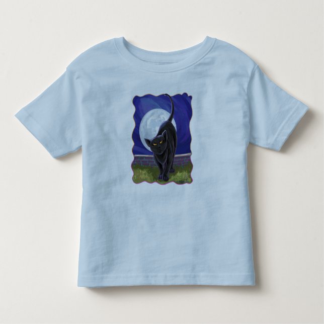 Pour Les Tous Petits T-shirt Chat Noir (Devant)