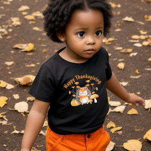 Pour Les Tous Petits T-shirt Chaussure Toddler Bon thanksgiving Hérisso