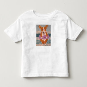 Pour Les Tous Petits T-Shirt Corgi à la Plage