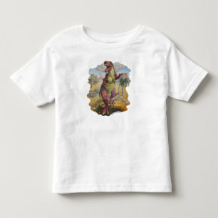 Pour Les Tous Petits T-shirt de blanc de dinosaure de Tyrannosaurus