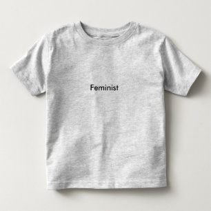 Pour Les Tous Petits T-shirt de féministe d'enfant en bas âge
