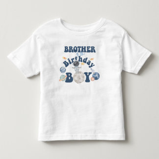 Pour Les Tous Petits T-shirt de frère d'anniversaire dans l'espace