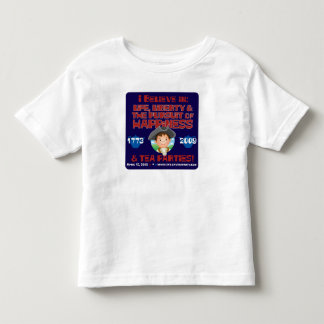 Pour Les Tous Petits T-shirt de patriote de Lil