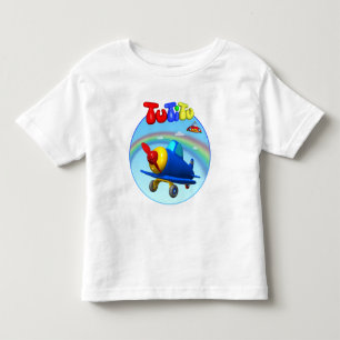 Pour Les Tous Petits T-shirt d'enfant en bas âge d'avion de TuTiTu