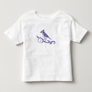 Pour Les Tous Petits T-shirt d'enfant en bas âge de geai bleu