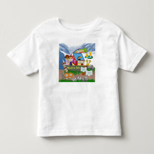 Pour Les Tous Petits T-shirt d'enfant en bas âge de l'arche de Noé