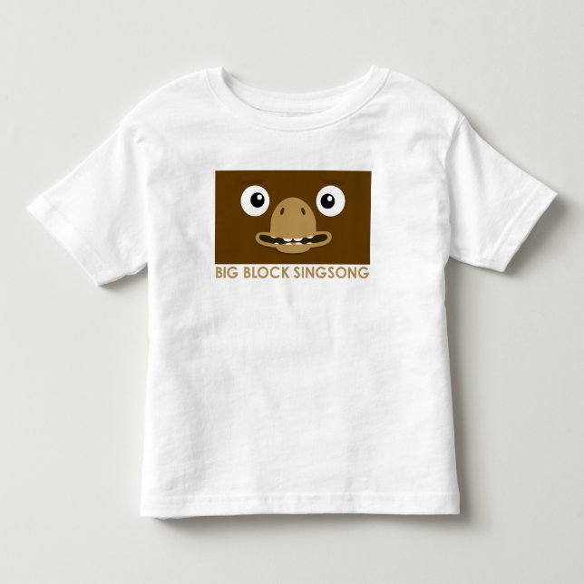 Pour Les Tous Petits T-shirt d'enfant en bas âge d'orignaux de BBSS (Devant)