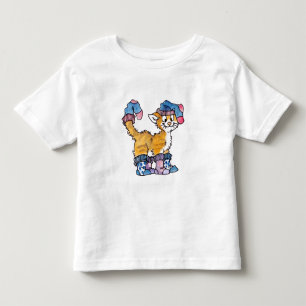 Pour Les Tous Petits T-shirt d'enfants de Kitty de chaussette