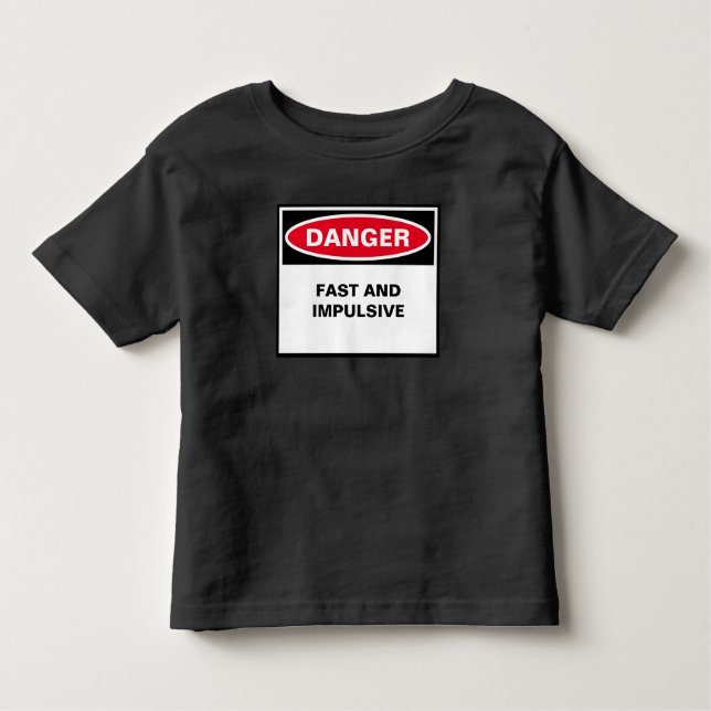 Pour Les Tous Petits T-shirt des signes de danger (Devant)