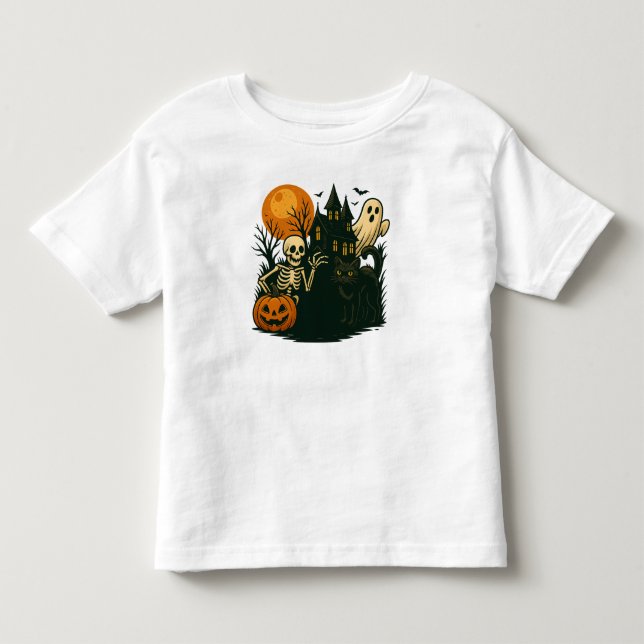 Pour Les Tous Petits T-shirt d'Halloween (Devant)