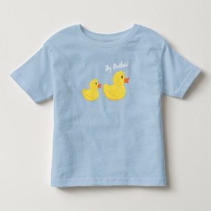Pour Les Tous Petits T-shirt en caoutchouc Ducky Big Sister Toddler