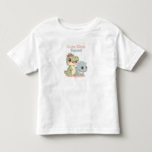 Pour Les Tous Petits T-shirt équipe de dinosaures mignons