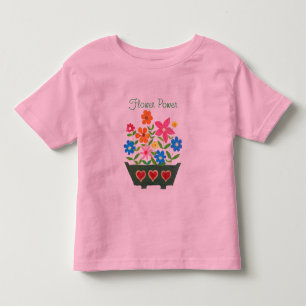 Pour Les Tous Petits T-shirt 'Flower Power'