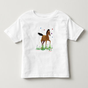 Pour Les Tous Petits T-shirt Foal and Butterflies Toddler