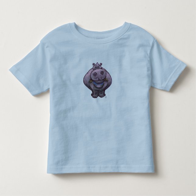 Pour Les Tous Petits T-shirt Hippopotame (Devant)