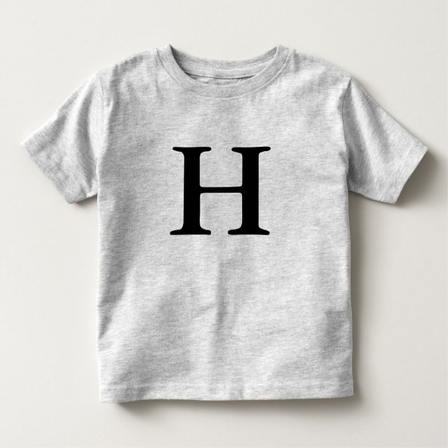 Pour Les Tous Petits T-shirt initial décoré d'un monogramme de la (Devant)
