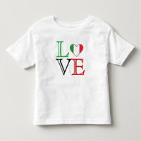 T-shirt italien d'amour