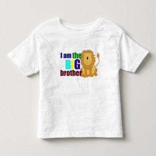 Pour Les Tous Petits T-shirt joli grand frère avec petit lion