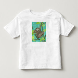 Pour Les Tous Petits T-shirt Jungle Sloth