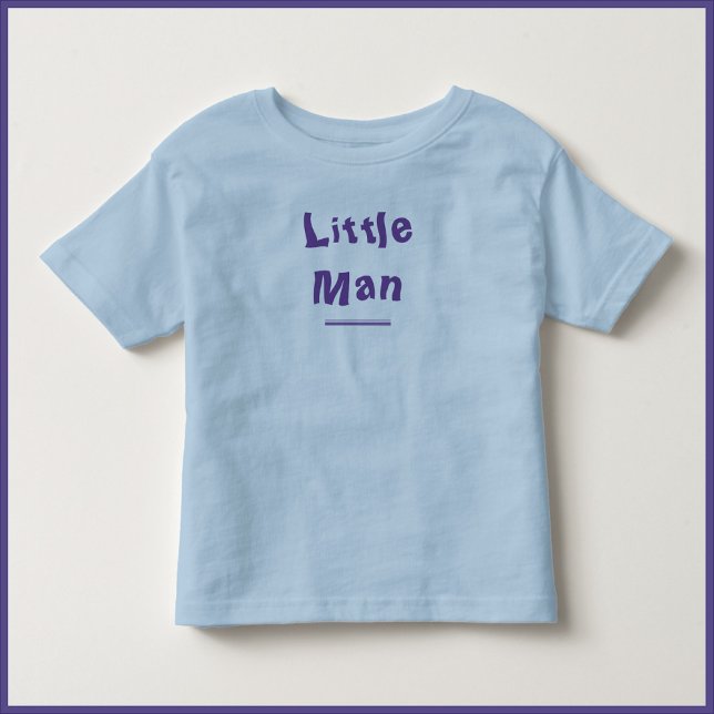 Pour Les Tous Petits T-shirt Little Man bleu mignon (Créateur téléchargé)