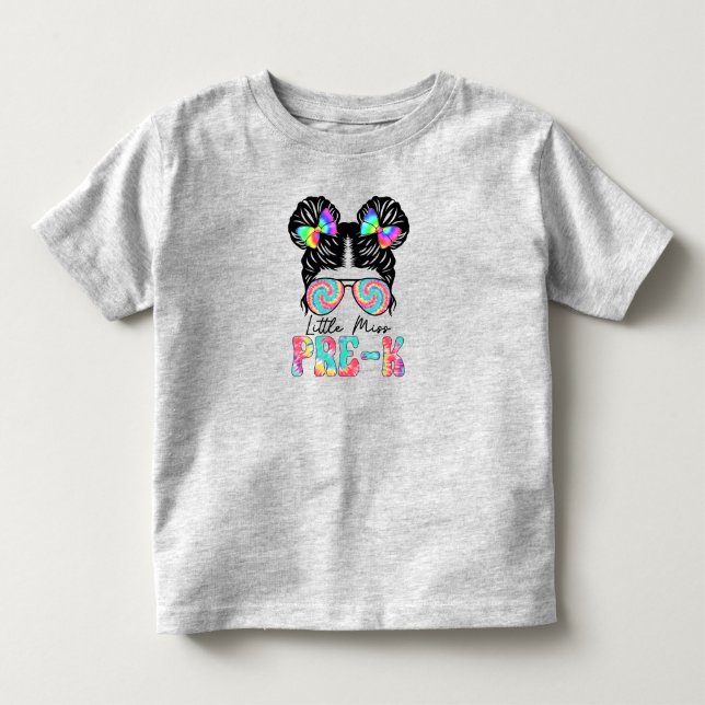 Pour Les Tous Petits T-Shirt Little Miss Pre-K Toddler (Devant)