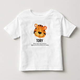 Pour Les Tous Petits T-shirt mignon de signification de nom de