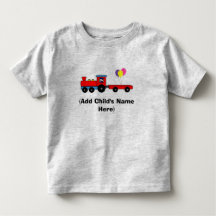 T-shirt personnalisé d'anniversaire de train