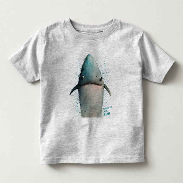Pour Les Tous Petits T-shirt personnalisé requin (Devant)