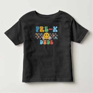Pour Les Tous Petits T-shirt Pré-K Dude Garçons Rétro