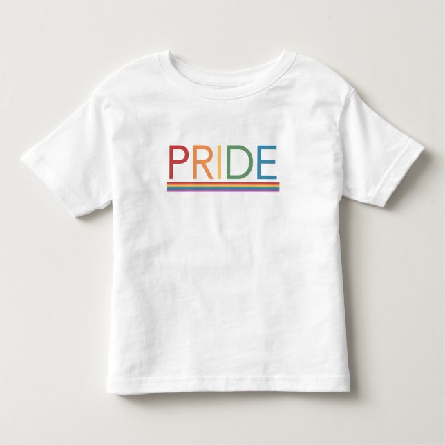 Pour Les Tous Petits T-shirt PRIDE Rainbow Toddler (Devant)