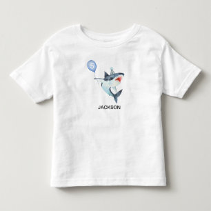 Pour Les Tous Petits T-shirt Requin - Numéro modifiable - Tee-shirt d'a