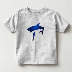 Pour Les Tous Petits T-shirt Shark Dive