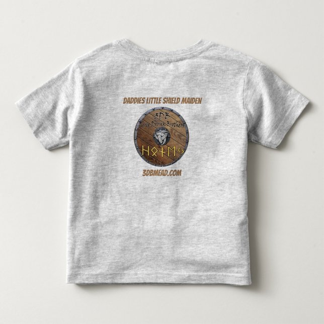 Pour Les Tous Petits T-shirt Shield Maiden Toddler (Dos)