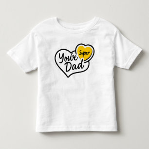 Pour Les Tous Petits T-shirt Super Papa Cadeau Fête des pères amusant