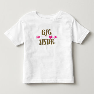 Pour Les Tous Petits T-shirt supérieur de grande soeur