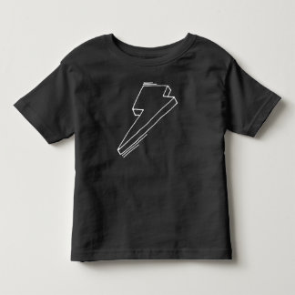 Pour Les Tous Petits T-shirt T-shirt noir boulon à éclair