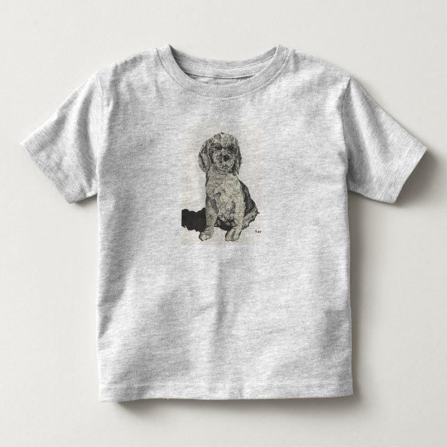 Pour Les Tous Petits : T-Shirt Toddler Cocker Spaniel (Devant)