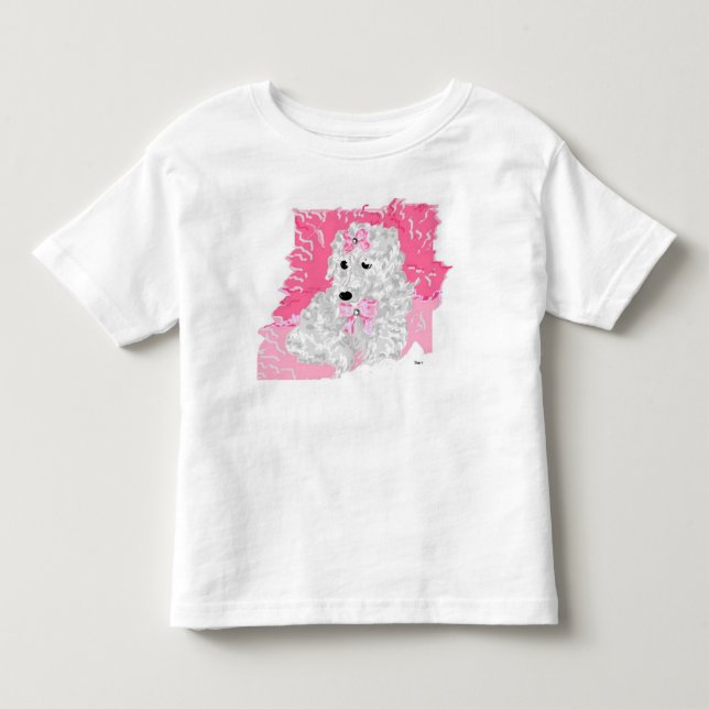 Pour Les Tous Petits T-Shirt Toddler Poodle (Devant)