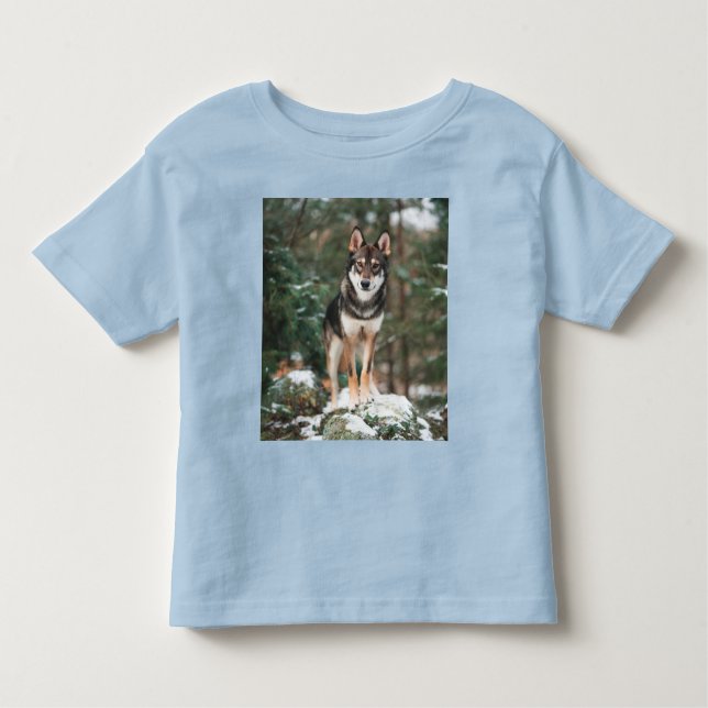 Pour Les Tous Petits T-shirt Wolfdog Toddler (Devant)